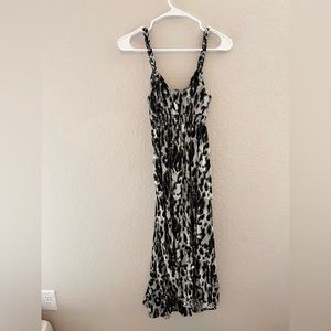 cheetah print no boundries womens dress size medium 7-9